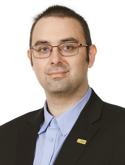 Antony Vincent, sentinelle au Centre d'aide de l'Université Laval