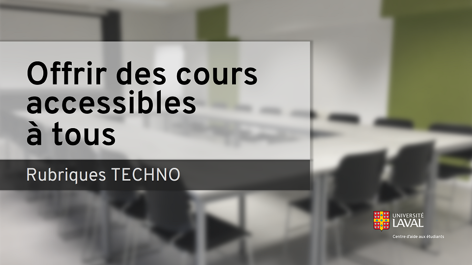 Offrir des cours accessibles à tous