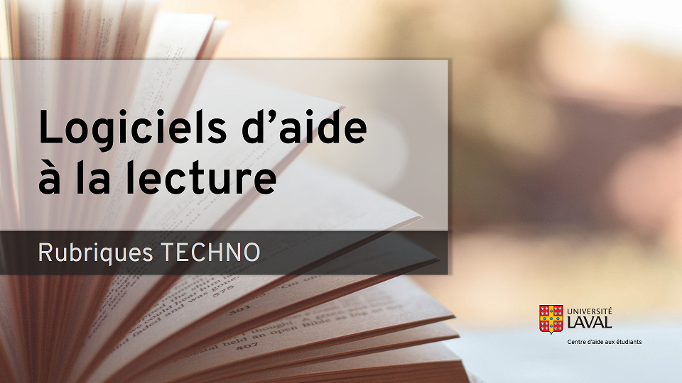 Logiciels d'aide à la lecture