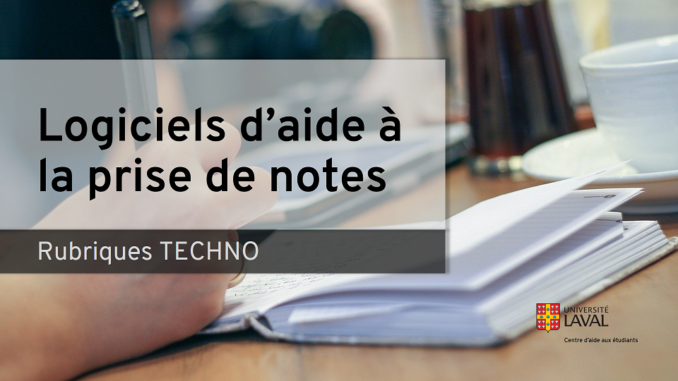 Logiciels d'aide à la prise de notes